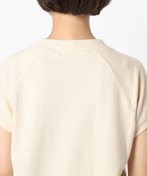 B.C STOCK(ベーセーストック)の「梨地ラグランTシャツ(Tシャツ/カットソー・レディース・ホワイト/ブラック/グリーン・FREE)」の19枚目の写真