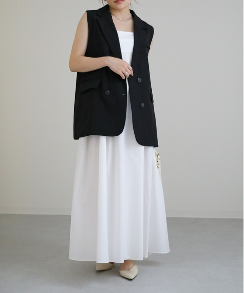 sakishimatokyo（サキシマトーキョー）の「テーラードベスト/ジレ（ベスト・レディース・ブラック/ベージュ/グレー・FREE）」の13枚目の写真