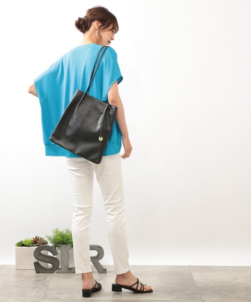 DRESKIP（ドレスキップ）の「◆【接触冷感】メランジタンクトップ（タンクトップ・レディース・ライトベージュ/オフホワイト/ブラック・02/03）」の16枚目の写真