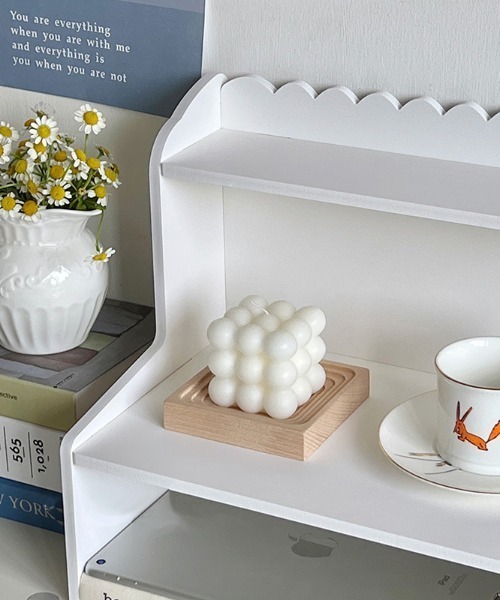 Made in I（メイドインアイ）の「ペイントウッドミニラック（収納グッズ・レディース・ホワイト・FREE）」の5枚目の写真