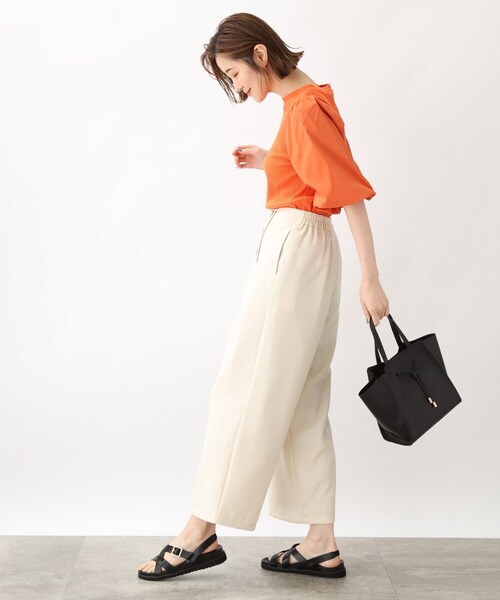 grove（グローブ）の「◆【華やか】バルーンスリーブプルオーバー（Tシャツ/カットソー・レディース・ブラック/オレンジ/ブラウン系その他・02/03/04/01/05）」の15枚目の写真