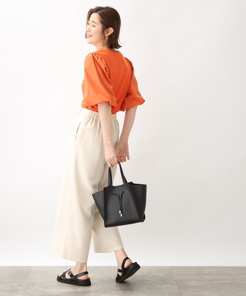 grove（グローブ）の「◆【華やか】バルーンスリーブプルオーバー（Tシャツ/カットソー・レディース・ブラック/オレンジ/ブラウン系その他・02/03/04/01/05）」の16枚目の写真