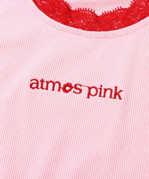 atmos pink(アトモスピンク)の「atmos pink 配色レースタンクトップ / アトモスピンク ハイショクレースタンクトップ(タンクトップ・レディース・サックスブルー/ピンク/グリーン・S/M)」の11枚目の写真