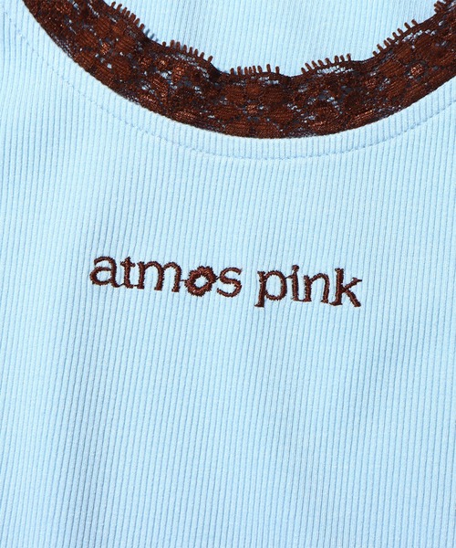 atmos pink(アトモスピンク)の「atmos pink 配色レースタンクトップ / アトモスピンク ハイショクレースタンクトップ(タンクトップ・レディース・サックスブルー/ピンク/グリーン・S/M)」の21枚目の写真