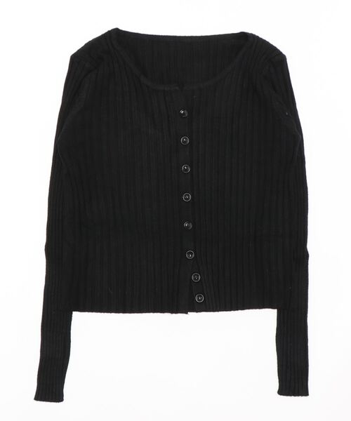 aimoha(アイモハ)の「シンプルカーディガン(カーディガン/ボレロ・レディース・ホワイト/ブラック/ベージュ/ブルー/グリーン/チョコ・FREE)」の9枚目の写真