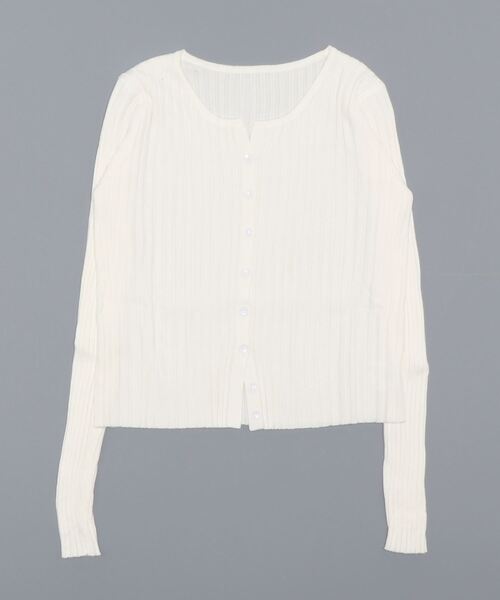 aimoha(アイモハ)の「シンプルカーディガン(カーディガン/ボレロ・レディース・ホワイト/ブラック/ベージュ/ブルー/グリーン/チョコ・FREE)」の8枚目の写真