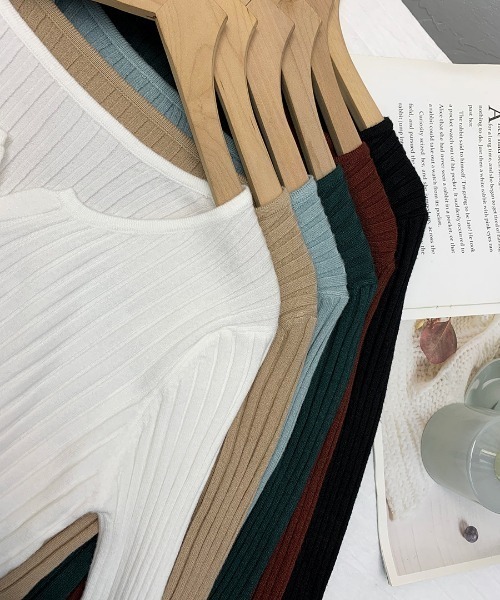 aimoha(アイモハ)の「シンプルカーディガン(カーディガン/ボレロ・レディース・ホワイト/ブラック/ベージュ/ブルー/グリーン/チョコ・FREE)」の15枚目の写真