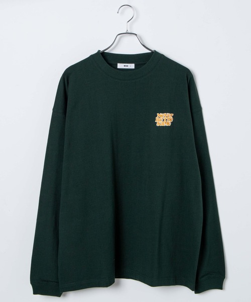 WEGO（ウィゴー）の「WEGO/ヘビーウエイト ワンポイントロゴロンT（Tシャツ/カットソー・メンズ・ブラック/ダークグリーン/グレー系その他・MEDIUM/LARGE）」の6枚目の写真