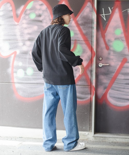 WEGO（ウィゴー）の「WEGO/ヘビーウエイト ワンポイントロゴロンT（Tシャツ/カットソー・メンズ・ブラック/ダークグリーン/グレー系その他・MEDIUM/LARGE）」の14枚目の写真