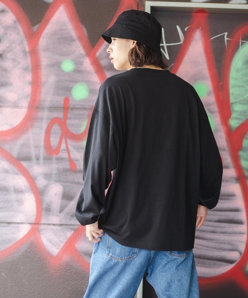 WEGO（ウィゴー）の「WEGO/ヘビーウエイト ワンポイントロゴロンT（Tシャツ/カットソー・メンズ・ブラック/ダークグリーン/グレー系その他・MEDIUM/LARGE）」の18枚目の写真