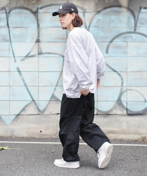 WEGO（ウィゴー）の「WEGO/ヘビーウエイト ワンポイントロゴロンT（Tシャツ/カットソー・メンズ・ブラック/ダークグリーン/グレー系その他・MEDIUM/LARGE）」の7枚目の写真