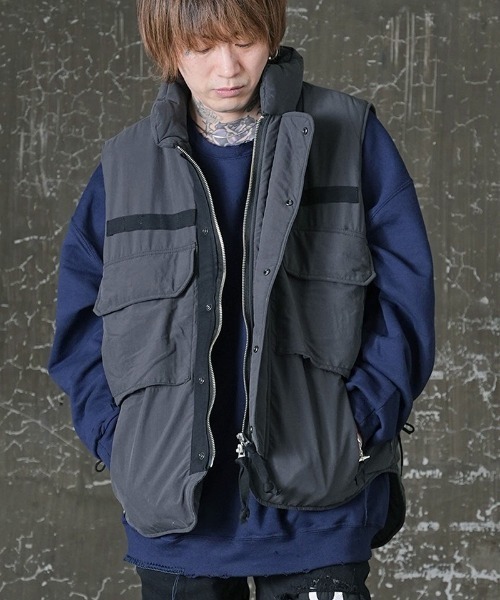 EGO TRIPPING(エゴトリッピング)の「mcg3091-EGO×PROPA M69 BODYARMOUR VEST ベスト(ベスト・メンズ・ベージュ/ブラック・46/48)」の2枚目の写真