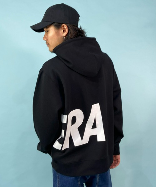 New era セットアップ　パーカー　ビッグロゴ セール】NEW ERA/ニューエラ ビッグロゴ プルオーバーパーカー