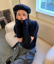【バーレスク】アームウォーマーセットモヘアライクニット(BQ)