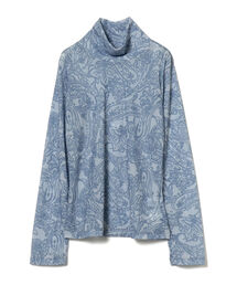 Ray BEAMS | RBS / シアー ペイズリー ハイネック カットソー(Tシャツ/カットソー)