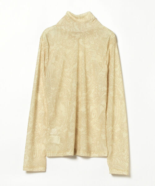 Ray BEAMS(レイビームス)の「RBS / シアー ペイズリー ハイネック カットソー(Tシャツ/カットソー・レディース・クリーム/ブルー系その他2・ONE SIZE)」の8枚目の写真