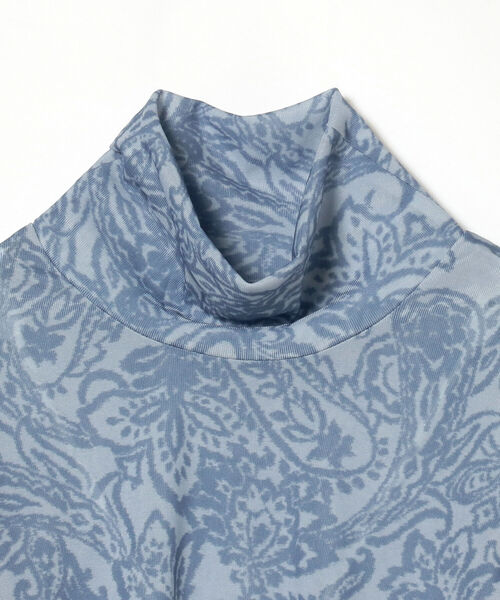 Ray BEAMS(レイビームス)の「RBS / シアー ペイズリー ハイネック カットソー(Tシャツ/カットソー・レディース・クリーム/ブルー系その他2・ONE SIZE)」の10枚目の写真