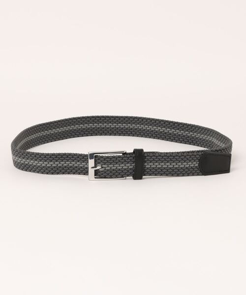 ikka（イッカ）の「ゴムメッシュベルト（ベルト・メンズ・ベージュ/ブラウン/ブラック/ネイビー/グリーン/スカイブルー/ダークネイビー/チャコール/グレー/オリーブ・FREE）」の2枚目の写真