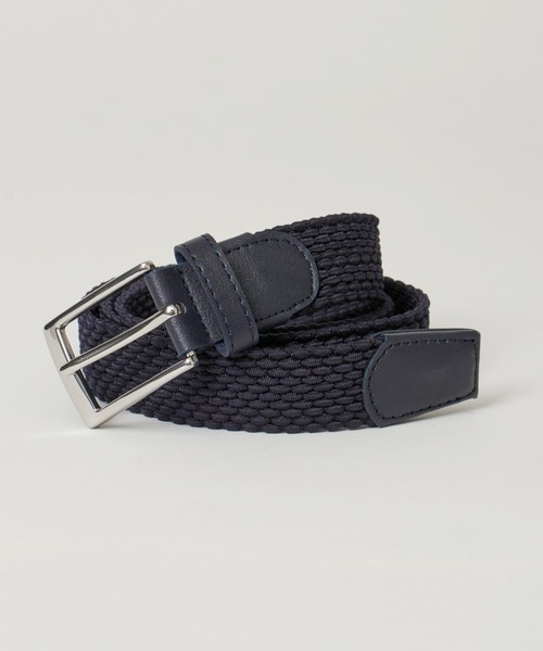 ikka（イッカ）の「ゴムメッシュベルト（ベルト・メンズ・ベージュ/ブラウン/ブラック/ネイビー/グリーン/スカイブルー/ダークネイビー/チャコール/グレー/オリーブ・FREE）」の10枚目の写真