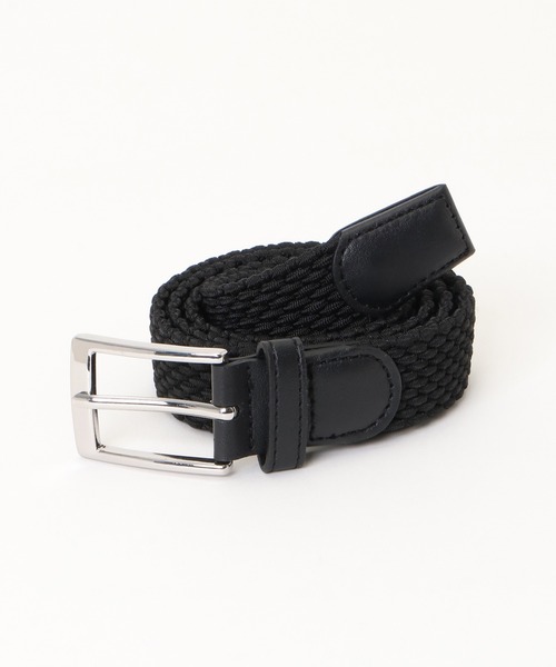 ikka（イッカ）の「ゴムメッシュベルト（ベルト・メンズ・ベージュ/ブラウン/ブラック/ネイビー/グリーン/スカイブルー/ダークネイビー/チャコール/グレー/オリーブ・FREE）」の21枚目の写真