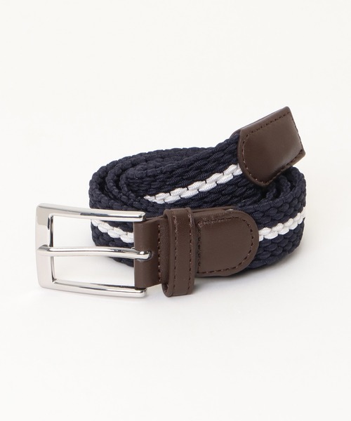 ikka（イッカ）の「ゴムメッシュベルト（ベルト・メンズ・ベージュ/ブラウン/ブラック/ネイビー/グリーン/スカイブルー/ダークネイビー/チャコール/グレー/オリーブ・FREE）」の14枚目の写真