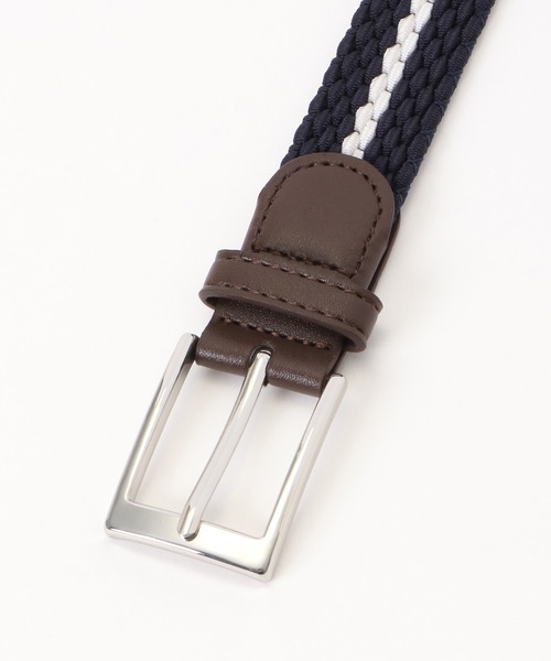 ikka（イッカ）の「ゴムメッシュベルト（ベルト・メンズ・ベージュ/ブラウン/ブラック/ネイビー/グリーン/スカイブルー/ダークネイビー/チャコール/グレー/オリーブ・FREE）」の11枚目の写真