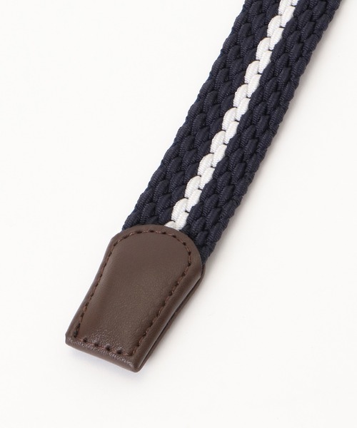 ikka（イッカ）の「ゴムメッシュベルト（ベルト・メンズ・ベージュ/ブラウン/ブラック/ネイビー/グリーン/スカイブルー/ダークネイビー/チャコール/グレー/オリーブ・FREE）」の13枚目の写真