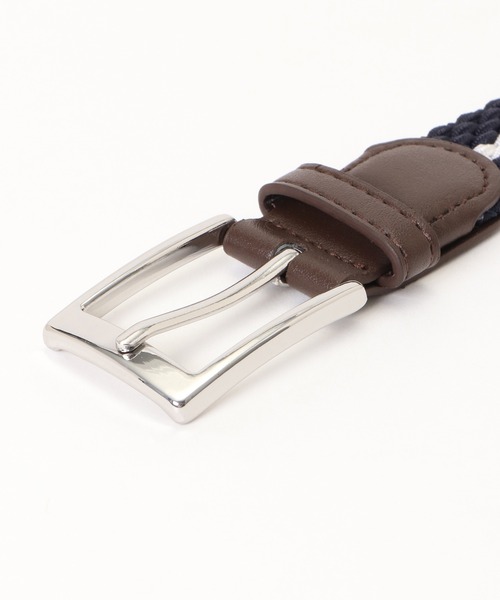 ikka（イッカ）の「ゴムメッシュベルト（ベルト・メンズ・ベージュ/ブラウン/ブラック/ネイビー/グリーン/スカイブルー/ダークネイビー/チャコール/グレー/オリーブ・FREE）」の15枚目の写真