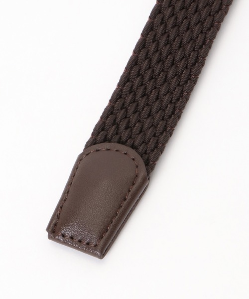 ikka（イッカ）の「ゴムメッシュベルト（ベルト・メンズ・ベージュ/ブラウン/ブラック/ネイビー/グリーン/スカイブルー/ダークネイビー/チャコール/グレー/オリーブ・FREE）」の18枚目の写真