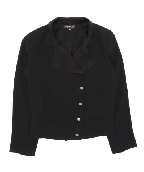 agnes b.（アニエスベー）の「U700 VESTE フィフルブルゾン（ブルゾン・レディース・ブラック・40/38/42/36）」の2枚目の写真