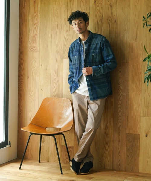 BAYFLOW（ベイフロー）の「B-STANDARD パンツ（チノパンツ・メンズ・ネイビー/グレー/ベージュ/ブラック・MEDIUM/SMALL/LARGE）」の20枚目の写真