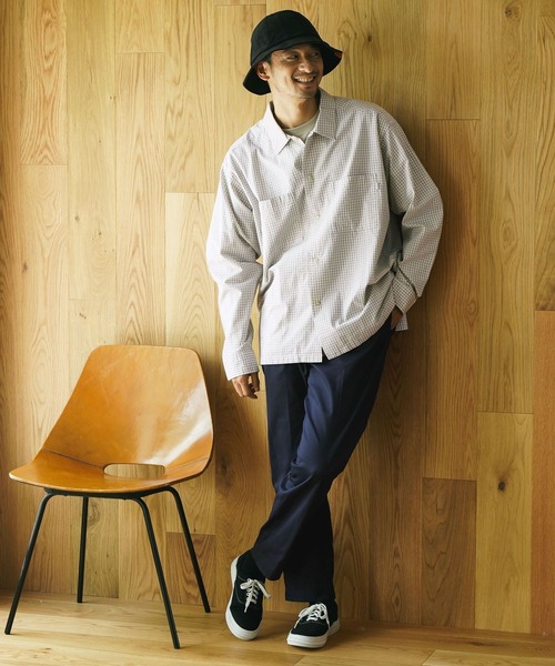 BAYFLOW（ベイフロー）の「B-STANDARD パンツ（チノパンツ・メンズ・ネイビー/グレー/ベージュ/ブラック・MEDIUM/SMALL/LARGE）」の13枚目の写真