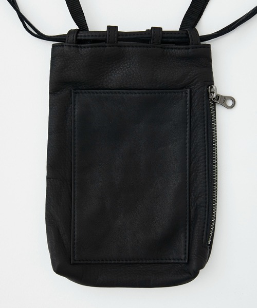 yorozu（ヨロズ）の「EX.STUDIOUS別注 キリハナ防水巾着 25（ハンドバッグ・メンズ・ブラック・FREE）」の9枚目の写真