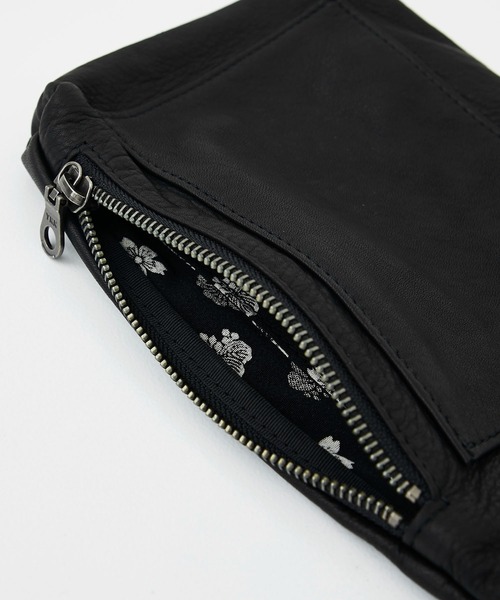 yorozu（ヨロズ）の「EX.STUDIOUS別注 キリハナ防水巾着 25（ハンドバッグ・メンズ・ブラック・FREE）」の11枚目の写真