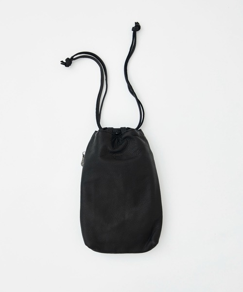 yorozu（ヨロズ）の「EX.STUDIOUS別注 キリハナ防水巾着 25（ハンドバッグ・メンズ・ブラック・FREE）」の6枚目の写真