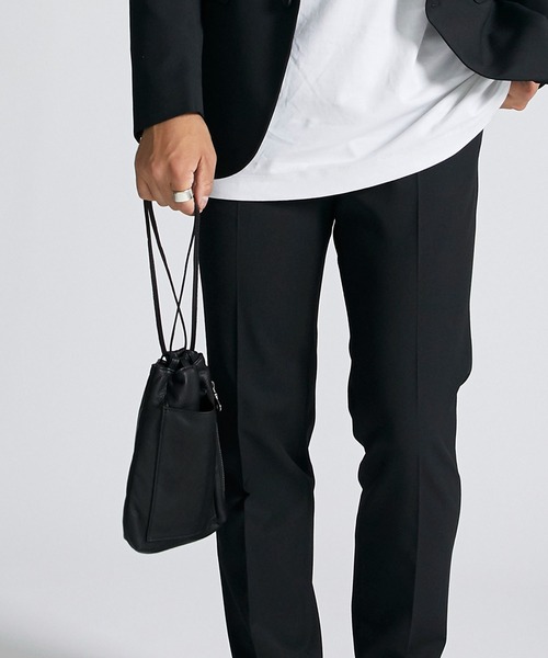 yorozu（ヨロズ）の「EX.STUDIOUS別注 キリハナ防水巾着 25（ハンドバッグ・メンズ・ブラック・FREE）」の5枚目の写真