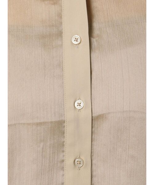 RESEXXY（リゼクシー）の「シースルークロップドシャツ（シャツ/ブラウス・レディース・ブラック/ベージュ/アイボリー・FREE）」の8枚目の写真