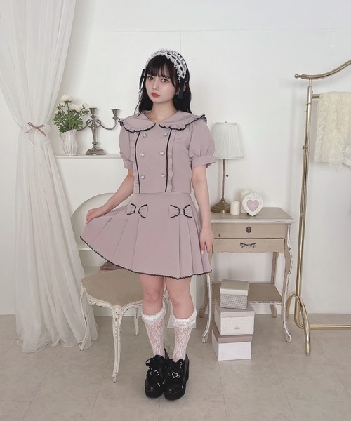 Honey Cinnamon ハニーシナモン セットアップ セット バイカラーフリルセットアップ – BUNNY APARTMENT