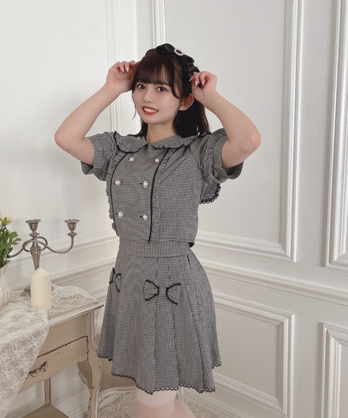 ★美品★Honey Cinnamon ハニーシナモン 3点セット バイカラーフリルセットアップ – BUNNY APARTMENT