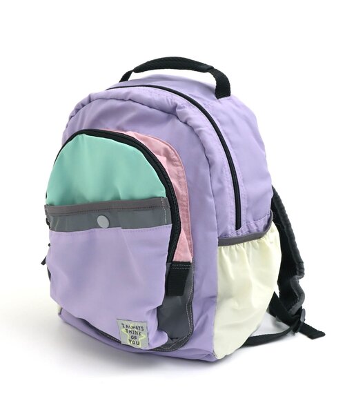 BREEZE（ブリーズ）の「FOスマイルバックパック（バックパック/リュック・キッズ・レインボー/カモフラージュ/ラベンダー/ベージュ/キャメル/ピンク・SMALL/MEDIUM）」の3枚目の写真
