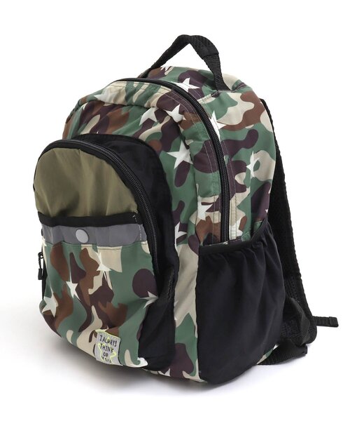 BREEZE（ブリーズ）の「FOスマイルバックパック（バックパック/リュック・キッズ・レインボー/カモフラージュ/ラベンダー/ベージュ/キャメル/ピンク・SMALL/MEDIUM）」の5枚目の写真