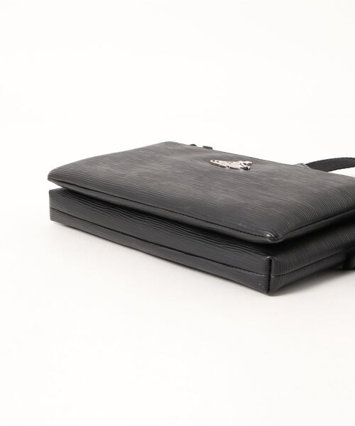 Vivienne Westwood(ヴィヴィアンウエストウッド)の「43030093-S000E-LADOUBLE POUCH CROSSBODY(ボディバッグ/ウエストポーチ・レディース・ブラック・FREE)」の5枚目の写真