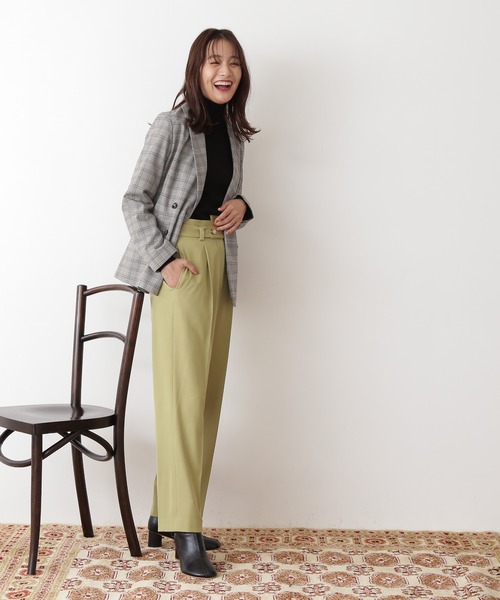 N.（N. Natural Beauty Basic）（エヌエヌナチュラルビューティーベーシック）の「【S Size Line】◆ダブルジャケット（その他アウター・レディース・ブラウン/ナチュラル/チェック・SMALL/MEDIUM）」の10枚目の写真