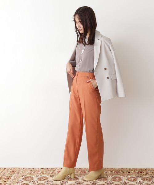 N.（N. Natural Beauty Basic）（エヌエヌナチュラルビューティーベーシック）の「【S Size Line】◆ダブルジャケット（その他アウター・レディース・ブラウン/ナチュラル/チェック・SMALL/MEDIUM）」の7枚目の写真