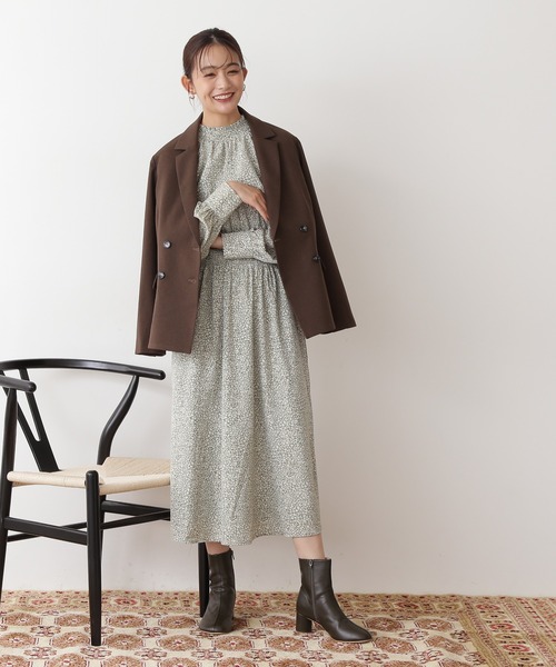 N.（N. Natural Beauty Basic）（エヌエヌナチュラルビューティーベーシック）の「【S Size Line】◆ダブルジャケット（その他アウター・レディース・ブラウン/ナチュラル/チェック・SMALL/MEDIUM）」の5枚目の写真