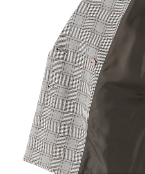 N.（N. Natural Beauty Basic）（エヌエヌナチュラルビューティーベーシック）の「【S Size Line】◆ダブルジャケット（その他アウター・レディース・ブラウン/ナチュラル/チェック・SMALL/MEDIUM）」の21枚目の写真