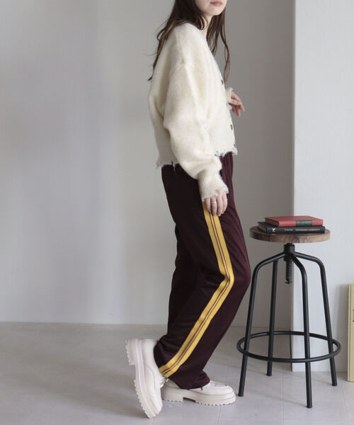 fredy emue（フレディエミュ）の「【RUSSELL ATHLETIC/ラッセル アスレチック】CLASSIC JERSEY TRACK PANTS（その他パンツ・レディース・ブラック/ブラウン/ブルー・L）」の5枚目の写真