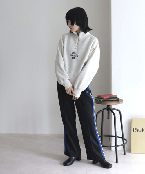 fredy emue（フレディエミュ）の「【RUSSELL ATHLETIC/ラッセル アスレチック】CLASSIC JERSEY TRACK PANTS（その他パンツ・レディース・ブラック/ブラウン/ブルー・L）」の11枚目の写真