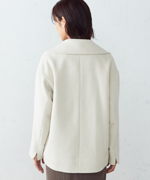 COMME CA ISM(コムサイズム)の「ピーコート(ピーコート・レディース・グリーン/ブラウン/グレイッシュベージュ・SMALL/MEDIUM/LARGE)」の15枚目の写真