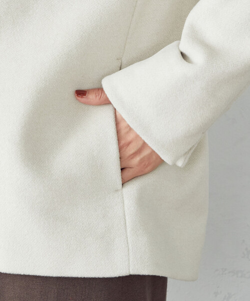 COMME CA ISM(コムサイズム)の「ピーコート(ピーコート・レディース・グリーン/ブラウン/グレイッシュベージュ・SMALL/MEDIUM/LARGE)」の12枚目の写真